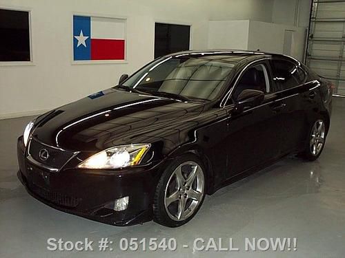 2007 lexus is250 sunroof climate seats paddle shift 74k texas direct auto