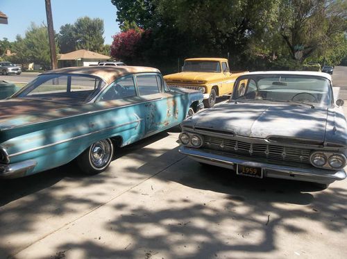 1959 &amp; 1960 chevy bel air 2 cars for 1 price