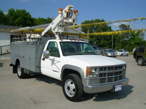 2001 chevy 3500 hd former at&amp;t bucket truck