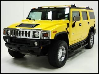 2005 hummer h2 4x4 suv loaded leather heated seat6cd bose dual dvd's nerf bars!