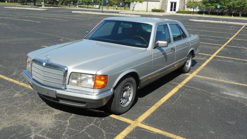 1981 mercedes-benz 500 se (silver, rare, all-original, well-kept, only 2 owners)