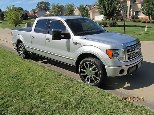 2010 ford f150 platinum crew 4x4 faux harley davidson edition 1 owner