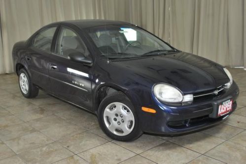 2000 dodge neon es 4dr sedan auto fwd low miles one owner clean carfax