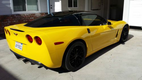 2008 chevy corvette, z51 package, yellow, auto- paddle shift, awesome car!
