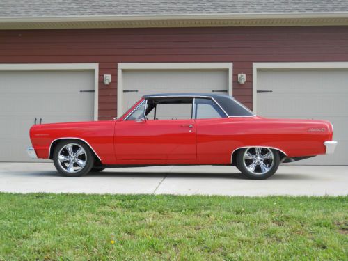1965 chevelle malibu factory ss v8 4 speed red w/ black int. large clear photos