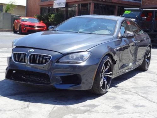 2014 bmw m6 grand coupe damaged salvage runs! only 100 miles loaded exotic l@@k!