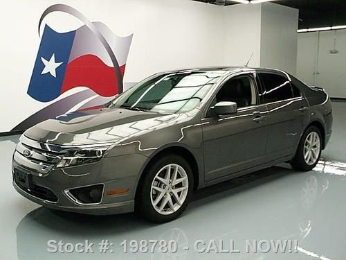 2012 ford fusion sel sunroof heated leather only 16k mi texas direct auto