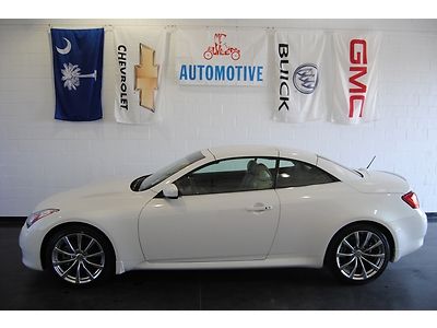 G37 infiniti 2010 convertible automatic 3.7 leather dual air navigation