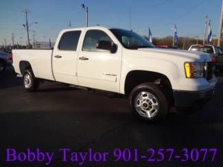 2011 gmc 2500 chevy 2500 crew cab long bed 2wd duramax diesel immaculate shape