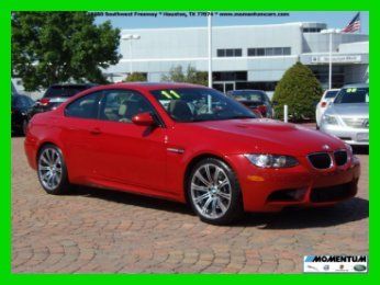 2011 bmw m3 coupe 23k miles*navigation*sunroof*1owner clean carfax*we finance!!