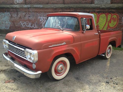 1958 ford f100 ready for paint! solid body!