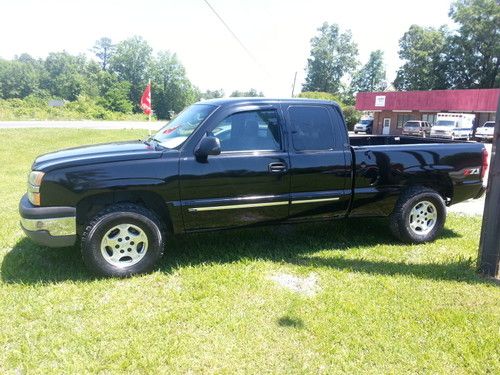 2004 chevrolet silverado 1500 z71 4x4 extended cab pickup leather low reserve no