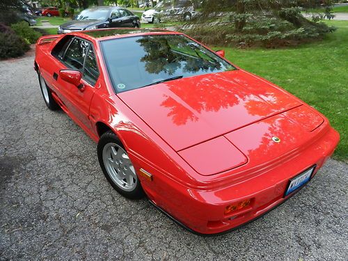 1989 lotus esprit se low miles 24k show car super clean!! 2.2 turbo 5 spd