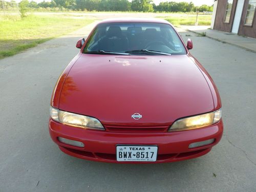 1996 nissan 240sx coupe car fax low milage cold a/c new paint daily driver nice!