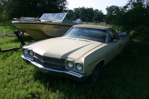 1970 chevy el camino - complete - very straight - '70 project - very little rust
