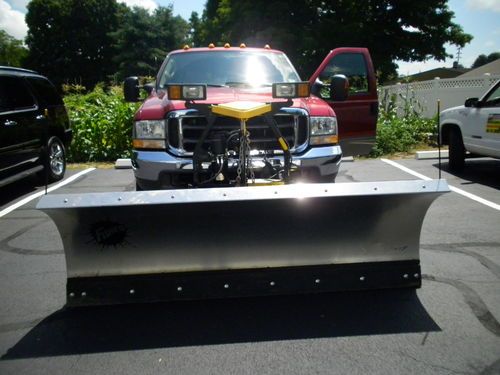 2003 ford f-250 super duty lariat truck with plow