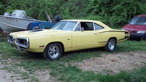 1970 dodge superbee top banana yellow runs great low miles 383 auto rare coupe