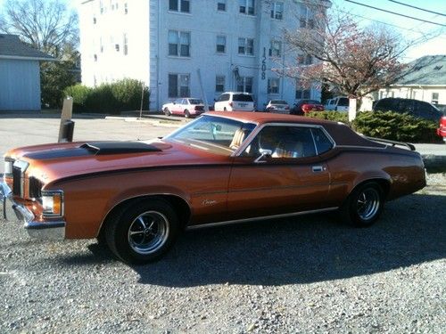 1973 mercury cougar with eliminator package(cloned)only 69k miles burnt orange
