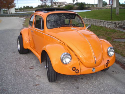Vw beetle 1974 amber, sun roof, custom