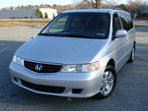2004 honda odyssey ex-l leather dvd 1 owner clean carfax no reserve