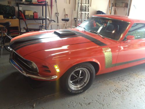 1970 mustang boss 302 calypso coral excellent condition clean title