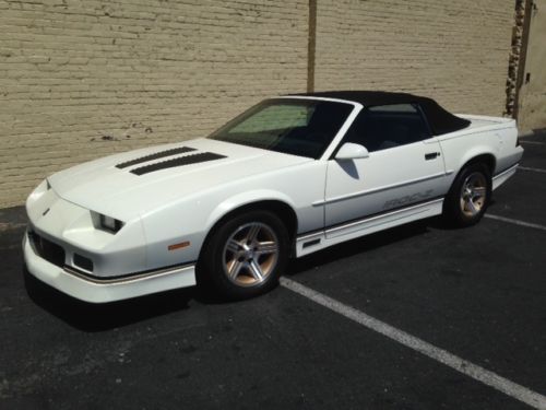 1988 camaro z/ 28 convertible only 55k miles!!!! carfax in hand.