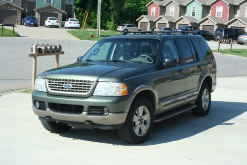 2003 ford explorer awd 4wd eddie bauer green and tan