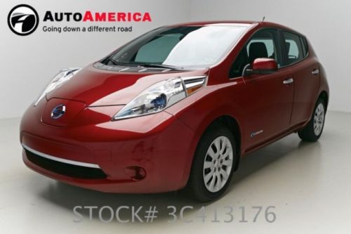 2013 nissan leaf s 10k low miles htd seat bluetooth aux usb one owner cln carfax