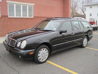 1999 mercedes e320 4matic wagon, low miles, fully loaded, black, low reserve!!