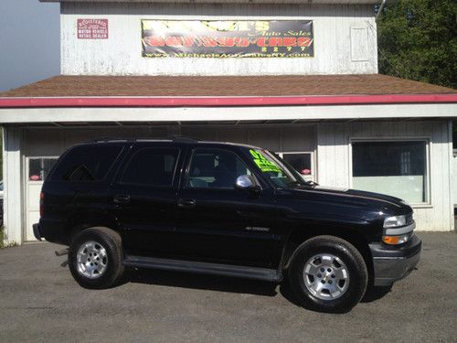 2002 chevrolet tahoe ls 4x4 auto loaded low miles only 52k low reserve