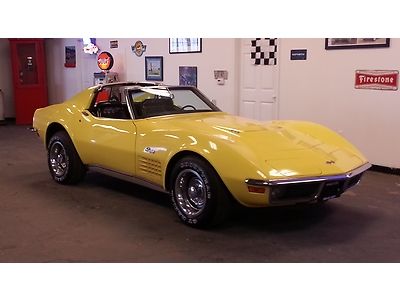1970 corvette 454 big block daytona yellow automatic 1 owner - video