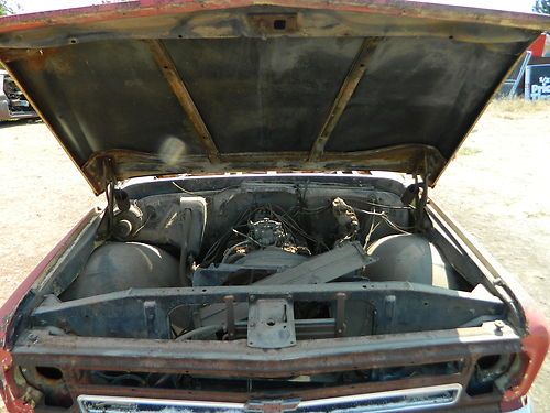1967 chevrolet short box bed stepside 2wd project truck pick up