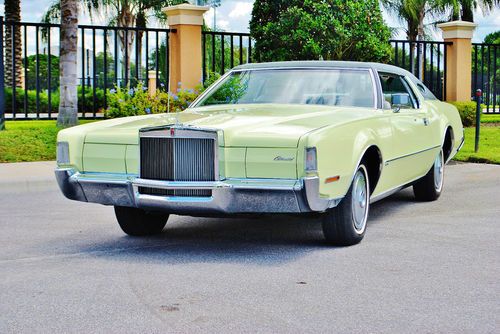 Wow simply amazing just 37,356 miles 1972 lincoln mark rare color stunning a/c