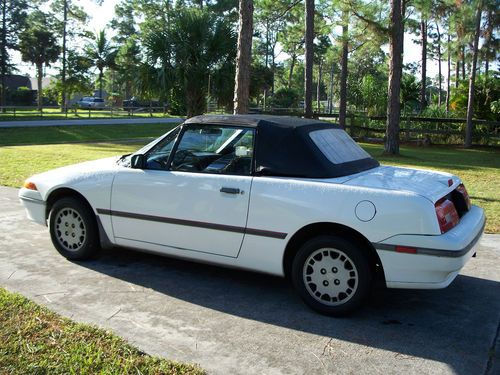 1993 mercury capri base convertible 2-door 1.6l