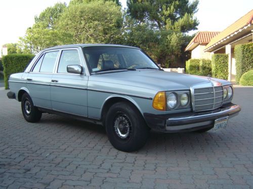 1984 mercedes-benz w123 300d td turbo diesel california car runs good no reserve