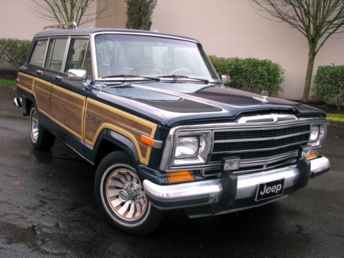 1987 jeep grand wagoneer - great looking &amp; driving vintage 4x4, the original suv