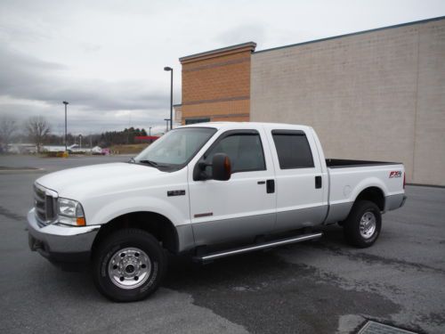 2004 ford f250 crewcab 4x4 sht bed 1 owner real nice truck