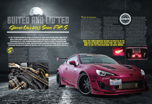 2013 scion frs ultimate show car turbocharged + widebodied ! pas mag featured !