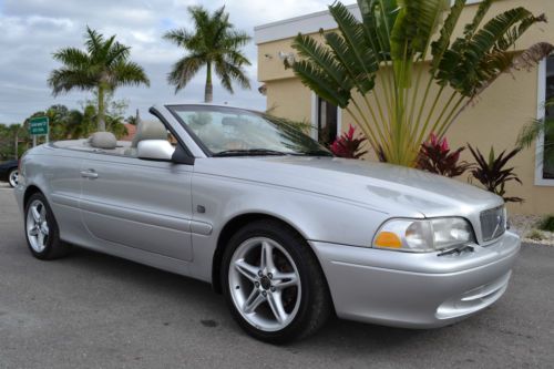 One owner florida volvo c70 convertible leather 70k miles