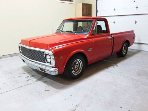 1969 chevrolet c-10 shortbed truck- lowered - no reserve no reseve