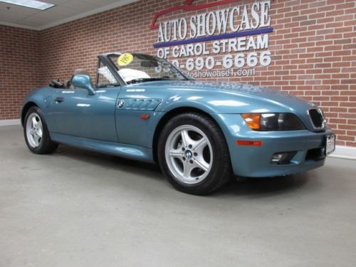 1997 bmw z3 roadster convertible 1.9l manual leather low miles