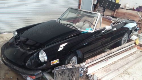 1978 and 1981 alfa romeo spider veloce convertible 2-door 2.0l, and many parts!!
