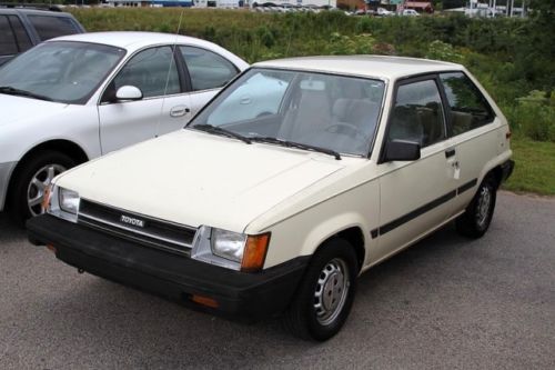 1985 toyota tercel  deluxe  perfect georgia carfax   no reserve  auction  win it