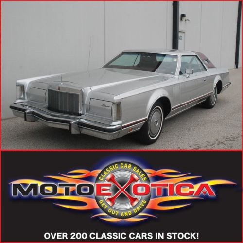 1977 lincoln continental - low actual miles- original interior - get out &amp; drive