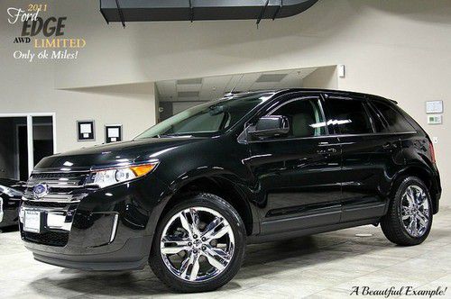 2011 ford edge limited awd *only 6k miles* loaded chromes &amp; perfect one owner !!
