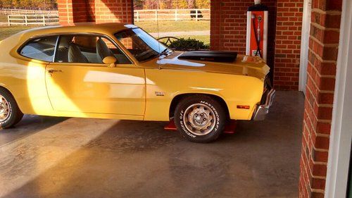 1974 plymouth duster 360 4 speed ac #s matching 36000 original miles 1970 1973