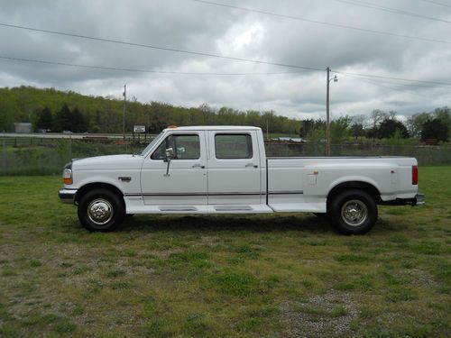1995 ford f350 crew cab dually  7.3 powerstroke diesel no reserve!!!