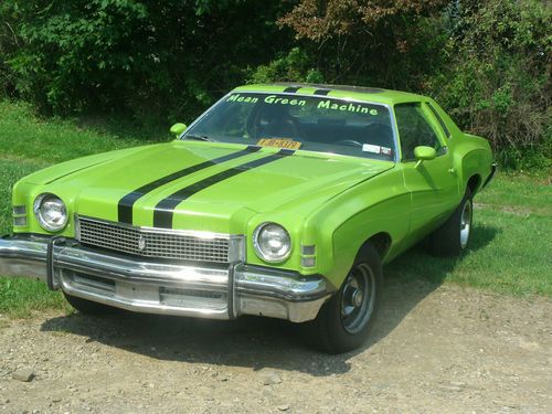 1973 chevy monte carlo swivel bucket seats v8 automatic sublime green lots new!!