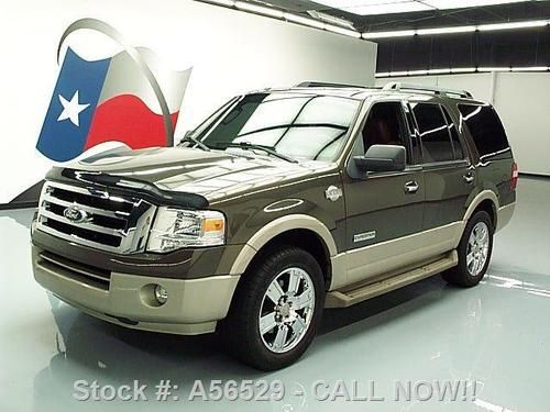 2008 ford expedition king ranch 7pass rear cam 20's 62k texas direct auto