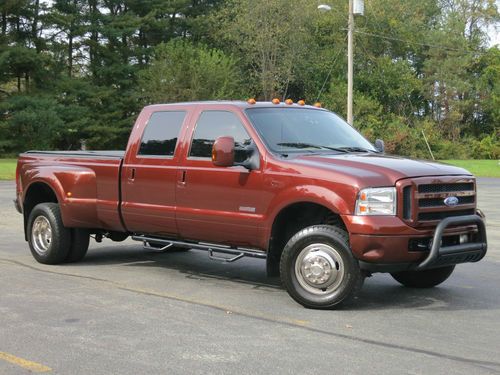 2006 ford f350 king ranch crew cab 4x4 dually pickup truck sunroof diesel 143k m